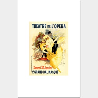 Paris Opera France THEATRE DE L' OPERA Paris Art Nouveau Poster by Jules Cheret Posters and Art